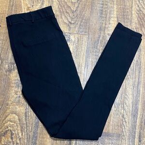 Iris‎ size medium Black Skinny zip stretch Pants dressy casual comfy Jeggings